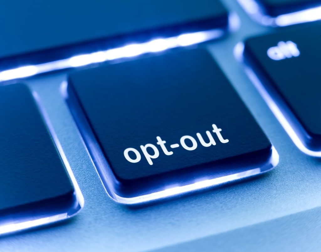 OPT-OUT FEE