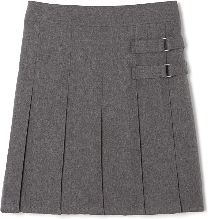 Front Pleated Skirt with Tabs